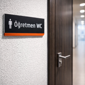 Modern Ofis Kapı İsimliği