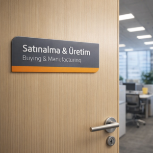 ProLine Serisi Kapı İsimliği