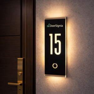 Vantor Elite Işıklı Kapı Numarası